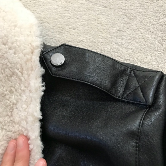Lucky Brand Faux Leather/Fur Motto Jacketed - Picture 7 of 8